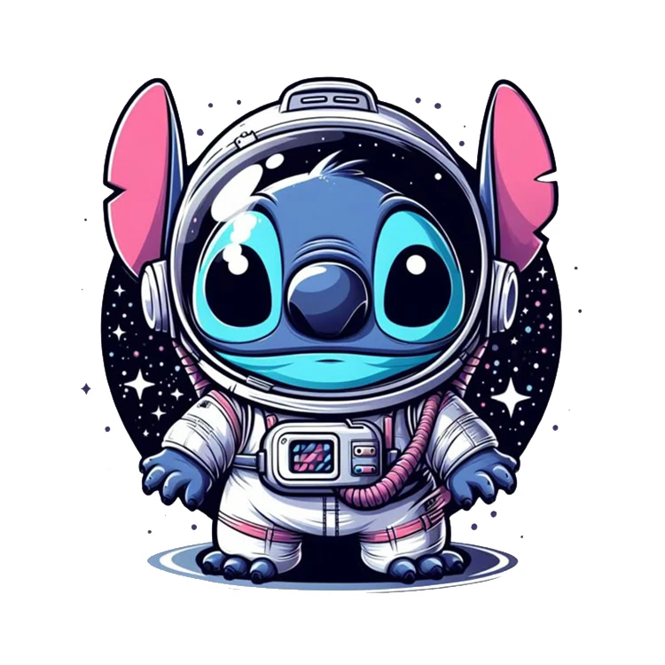 استیکر پارچه و لباس پاد آفرین مدل کارتون استیچ کد DKST47