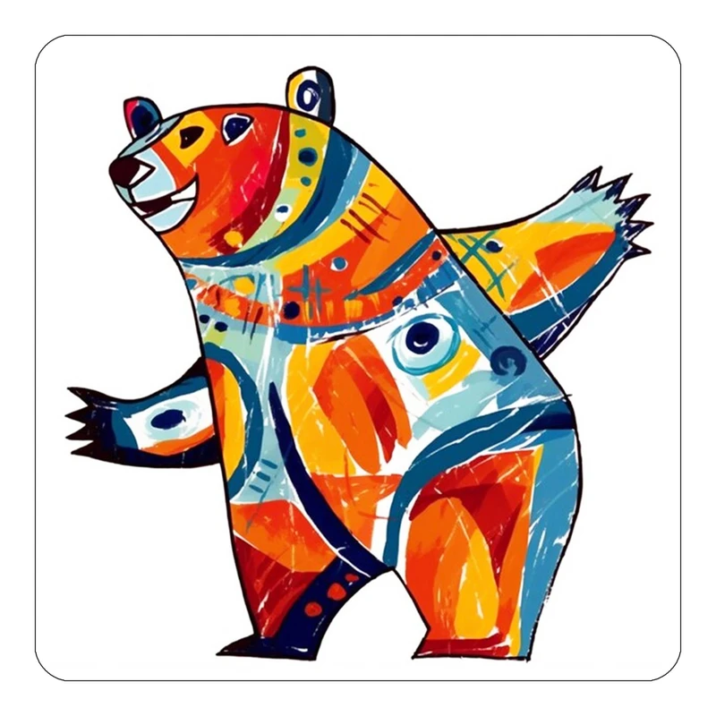 مگنت کاکتی طرح حیوانات رنگی مدل mp25996