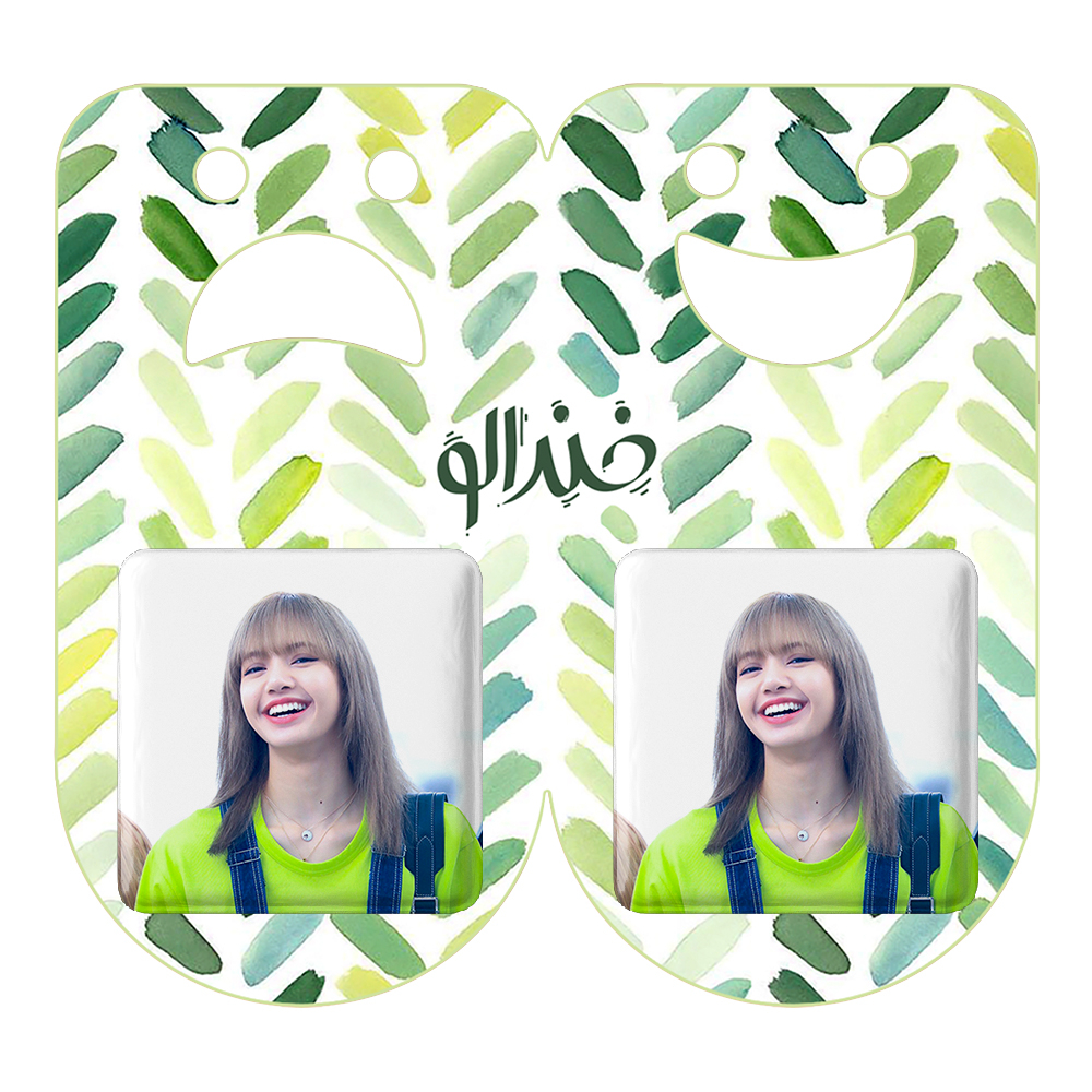 پیکسل خندالو مدل لیسا بلک پینک کد 14255 به همراه مگنت