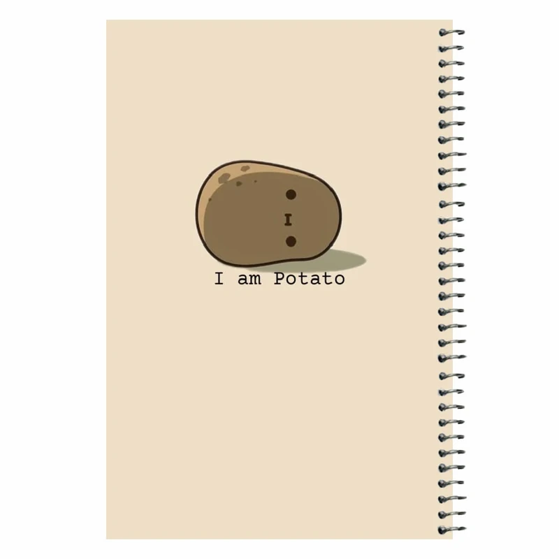 دفتر نقاشی 50 برگ سیمی مدل سیب زمینی 