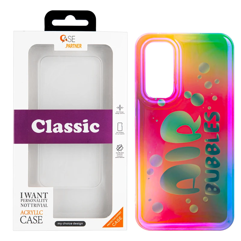 کاور کلاسیک مدل فانتزی PARTNER طرح  AIR/ BUBBLES کد KHO.890 مناسب برای گوشی موبایل سامسونگ GALAXY A24