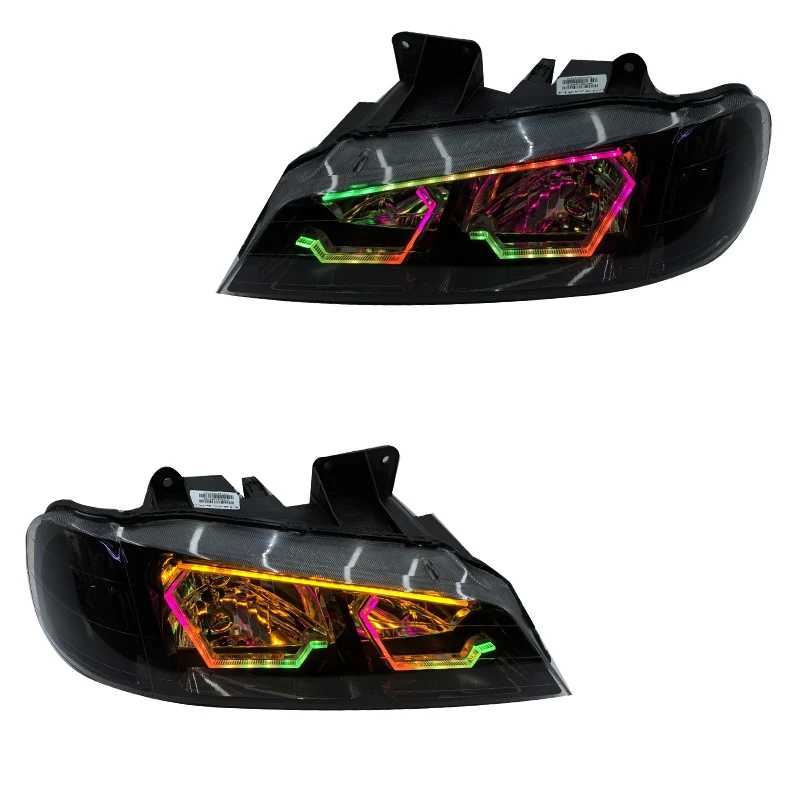 چراغ جلو خودرو گروه پژوهش صنعت مدرن مدل 3D-Hexa-FC-B دو حالته مناسب برای پژو پارس بسته دو عددی