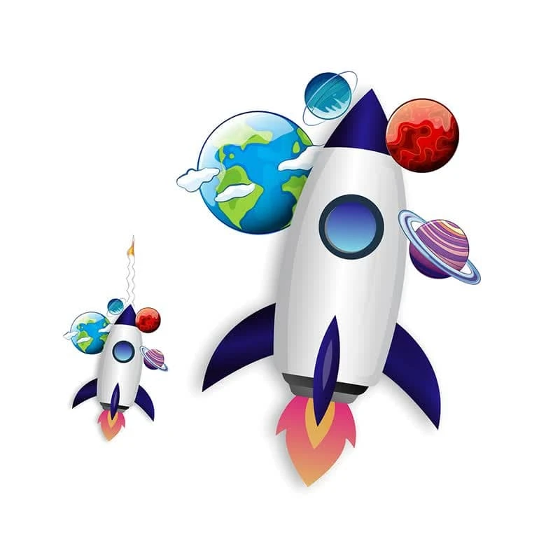   استند تولد طرح فضانورد به همراه شمع مجموعه دوعددی