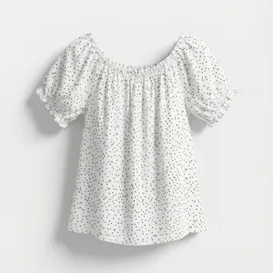 بلوز آستین کوتاه یقه باز زنانه هومنیتی مدل WYWBL3753