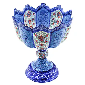 آجیل خوری مینا کاری مدل ارکیده کد 17p14