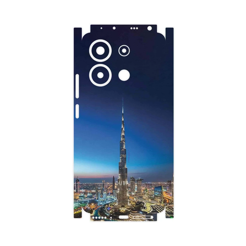 برچسب پوششی ماهوت مدل Dubai_City-FullSkin مناسب برای گوشی موبایل شیائومی Redmi Note 13 4G