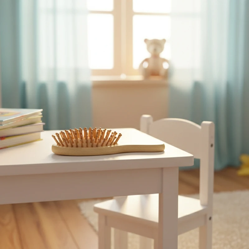 عکس شماره 4 : برس کودک هلوکیتی مدل بامبو کد 01