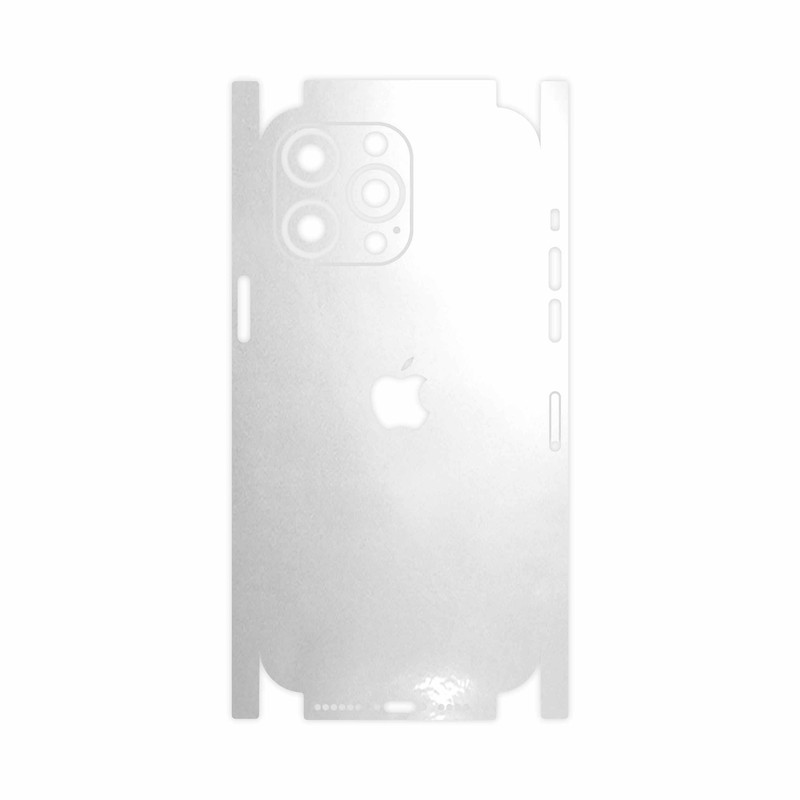 برچسب پوششی ماهوت مدل Metallic-White-FullSkin مناسب برای گوشی موبایل اپل iPhone 14 Pro Max