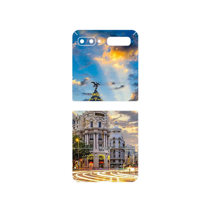 برچسب پوششی ماهوت مدل City of Madrid مناسب برای گوشی موبایل سامسونگ Galaxy Z Flip