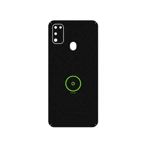 MAHOOT Minimal Power Button Cover Sticker for Samsung Galaxy M30s