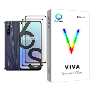 Junbo Viva Glass MIX002 Screen Protector For Realme 6S Pack Of 2