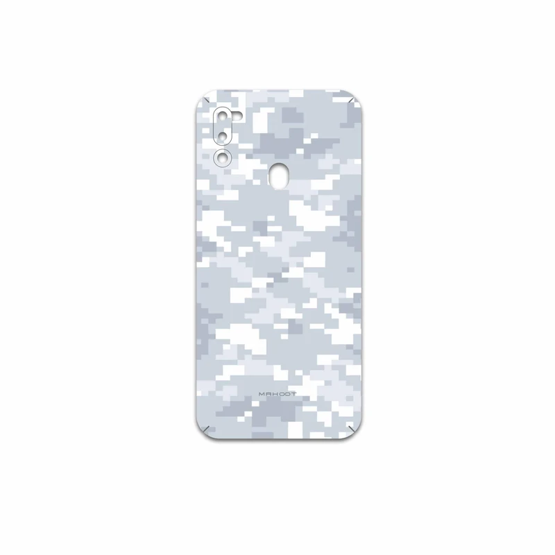 برچسب پوششی ماهوت مدل Army-Snow-Pixel مناسب برای گوشی موبایل سامسونگ Galaxy M21 (2021) Edition