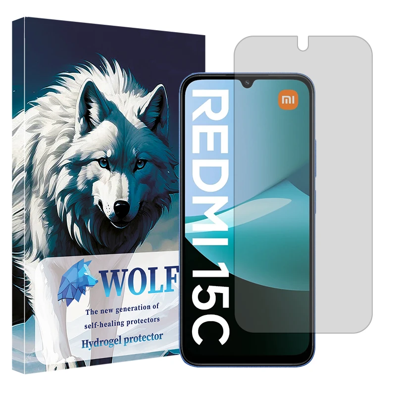 محافظ صفحه نمایش مات ولف مدل Tough مناسب برای گوشی موبایل شیائومی Redmi 15C