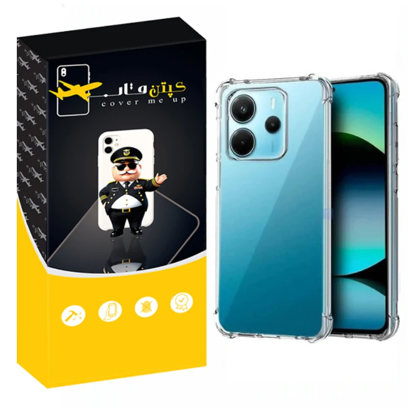 کاور کپتن قاب مدل Cirystal مناسب برای گوشی موبایل شیائومی Redmi Note 14 4G