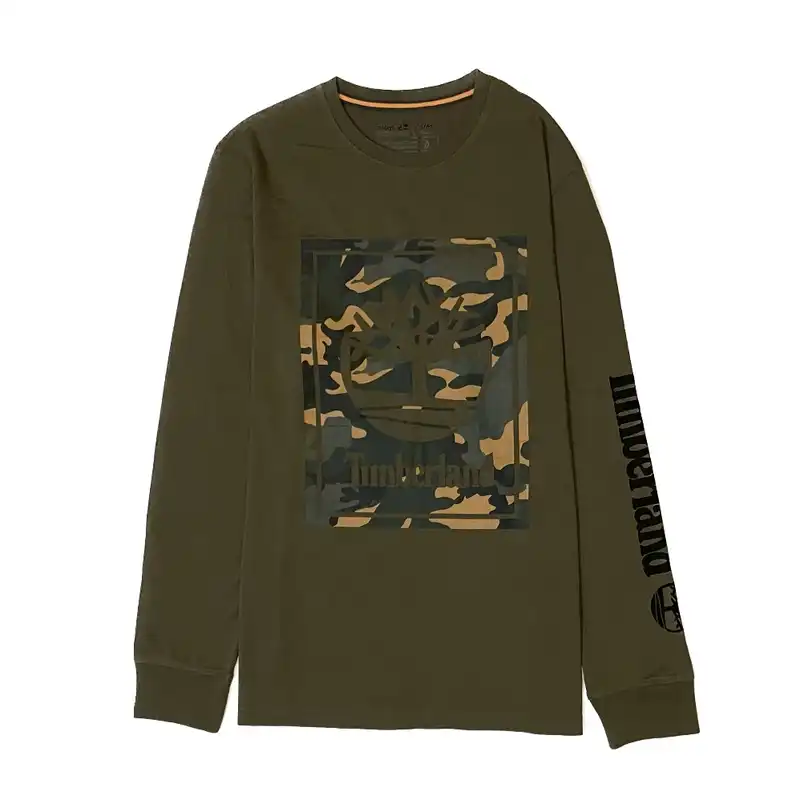 تی شرت آستین بلند مردانه تیمبرلند مدل TB0A2MCT