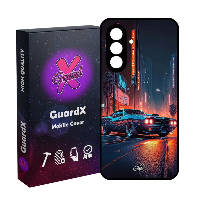 کاور گارد ایکس طرح ماشین مدل 10609 مناسب برای گوشی موبایل سامسونگ Galaxy A17 4G / A17 5G