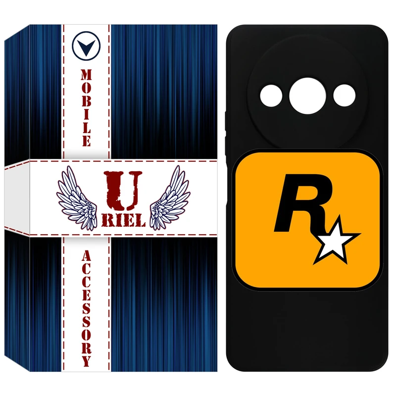 کاور یوریل قاب مدل KSH کد 54 طرح راک استار مناسب برای گوشی موبایل شیائومی Redmi A3 / A3x