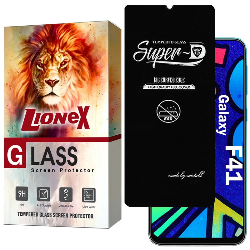 محافظ صفحه نمایش لایونکس مدل SUPERDNL مناسب برای گوشی موبایل سامسونگ Galaxy F41