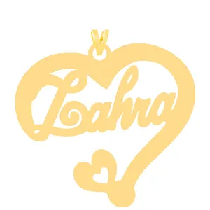 آویز گردنبند طلا 18 عیار زنانه الن نار مدل ELN30573