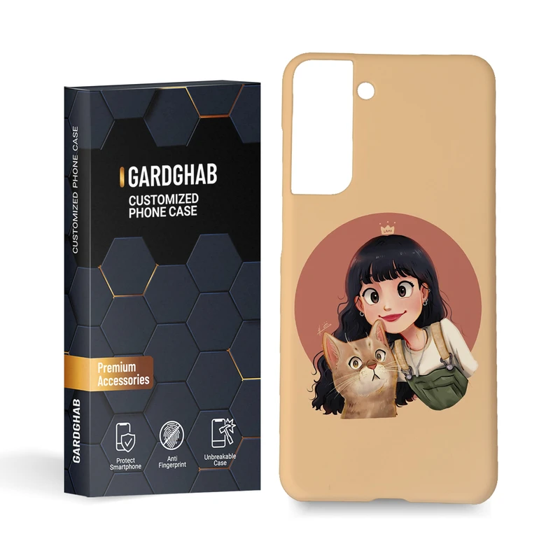 کاور گارد قاب مدل دخترانه مناسب برای گوشی موبایل سامسونگ Galaxy s21 fe  