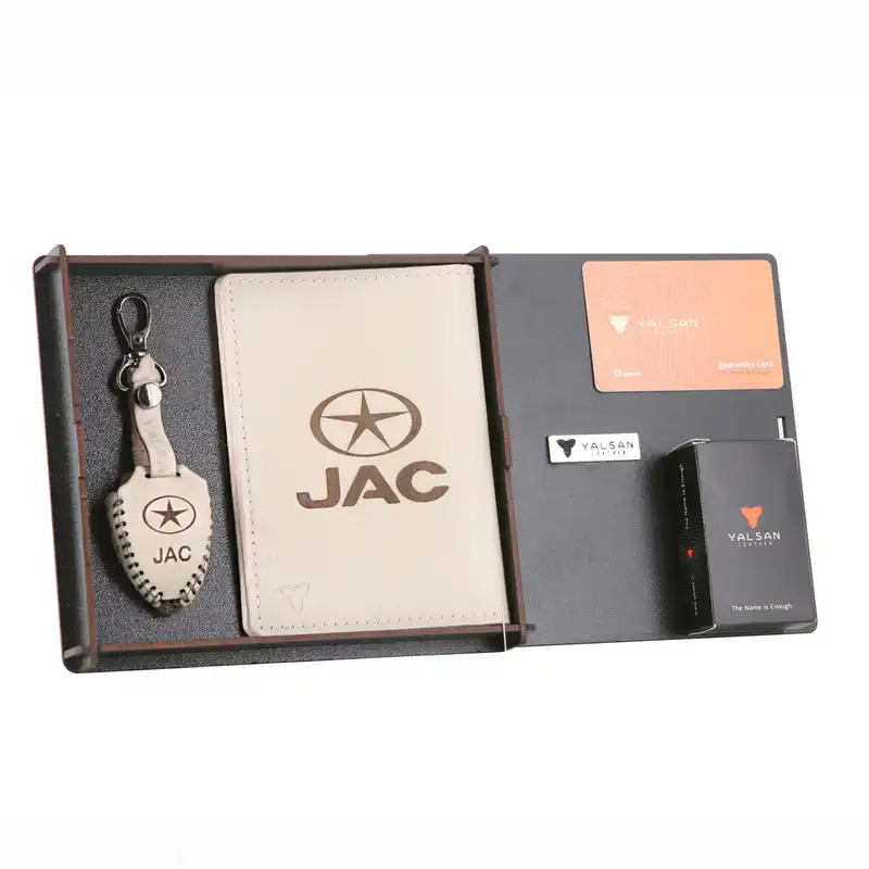 ست هدیه چرم یلسان مدل JAKJ5 کد SET-300-15-GS