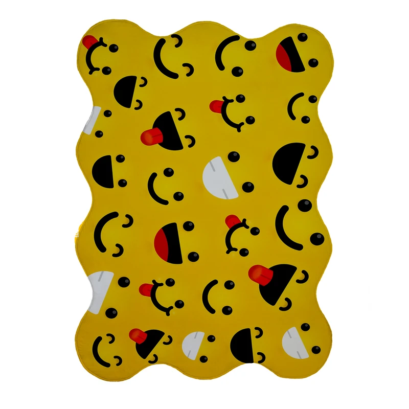 پادری مدل دالبر طرح شکلک کد 8325 سایز 80x110 سانتی متر