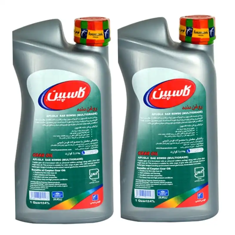 روغن گیربکس خودرو کاسپین مدل GL4 85W90 حجم 950 میلی‌ لیتر بسته 2 عددی