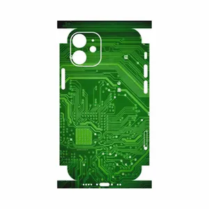 MAHOOT Green Printed Circuit Board-FullSkin Cover Sticker for Apple iPhone 12 mini