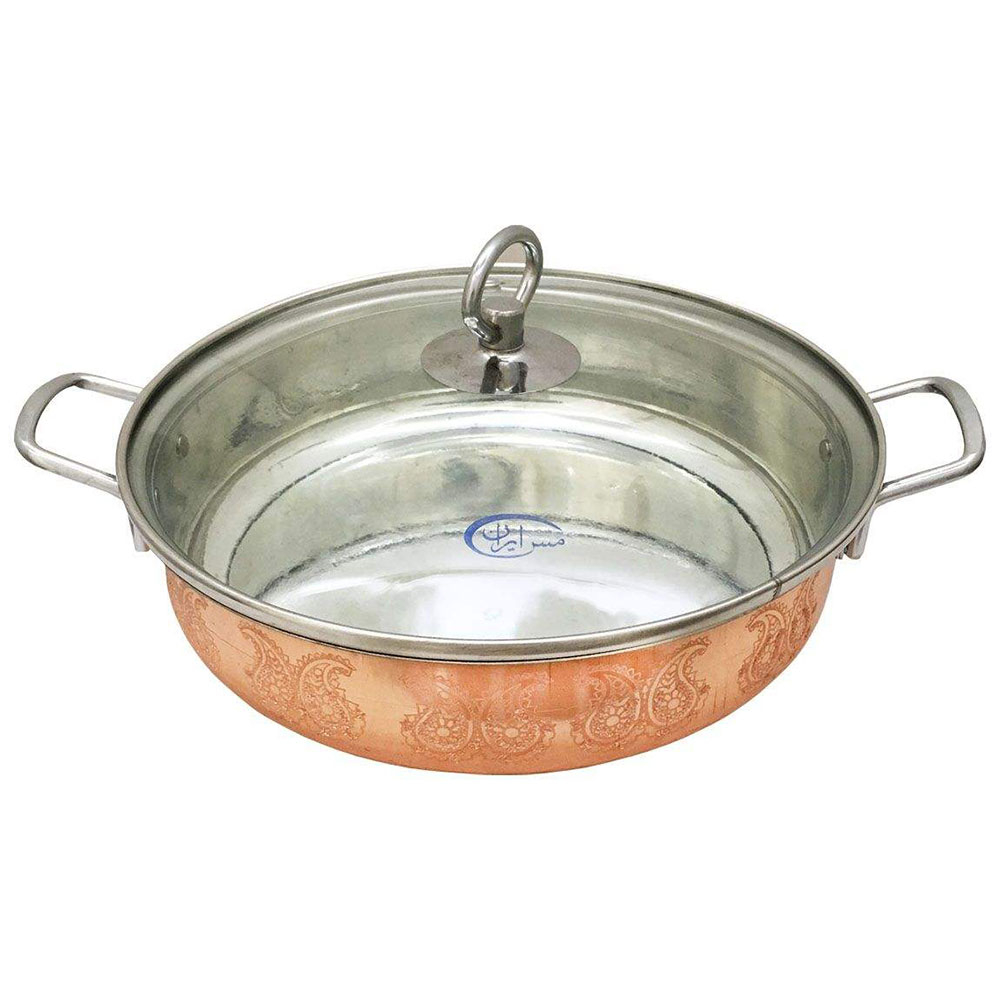 ماهی تابه مسی مس ایران کد 02