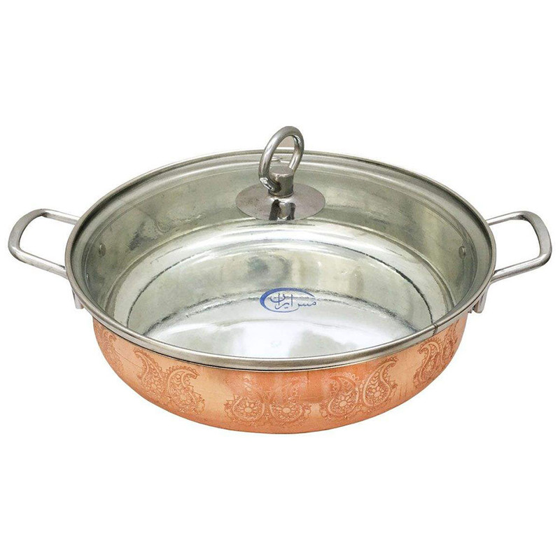 ماهی تابه مسی مس ایران کد 02