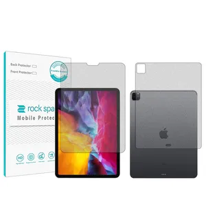 Rockspace model HyMTT screen protector suitable for Apple iPad Pro 12.9 2020 tablet along with tablet back protector