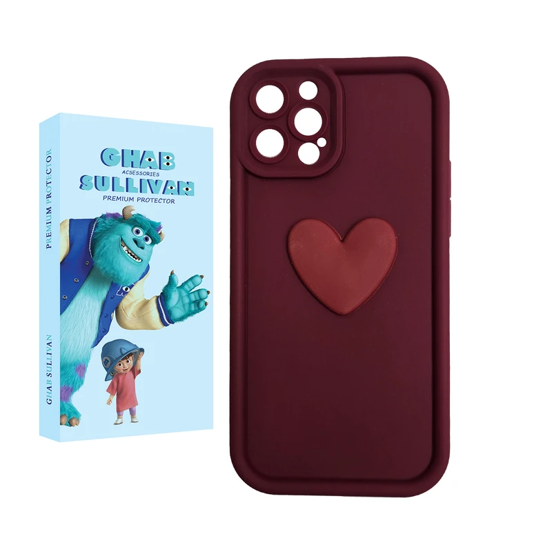 کاور قاب سالیوان مدل SOLID HEART مناسب برای گوشی موبایل اپل iPhone 12 Pro