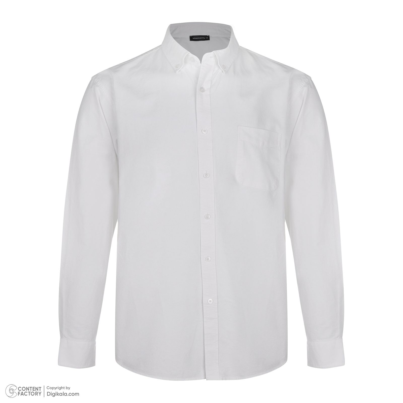 پیراهن آستین بلند مردانه هومنیتی مدل WYMSHI8080-WHT -  - 2
