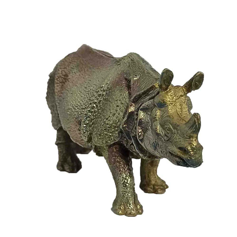 دکوری برنجی مدل کرگدن 123