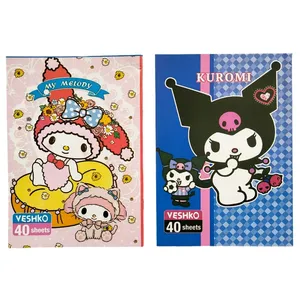 دفتر نقاشی 40 برگ وشکو مدل کرومی و ملودی مجموعه ۲ عددی