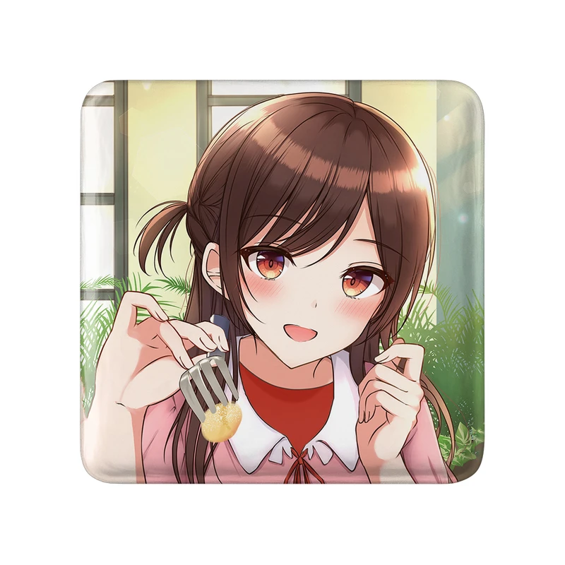 پیکسل خندالو طرح چیزورو انیمه کانوجو اوکاری مدل مربعی کد 34852