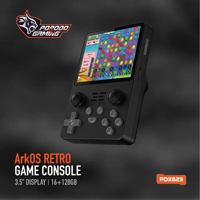 کنسول بازی قابل حمل پرودو مدل Porodo ArkOS Retro Gaming Console PDX623