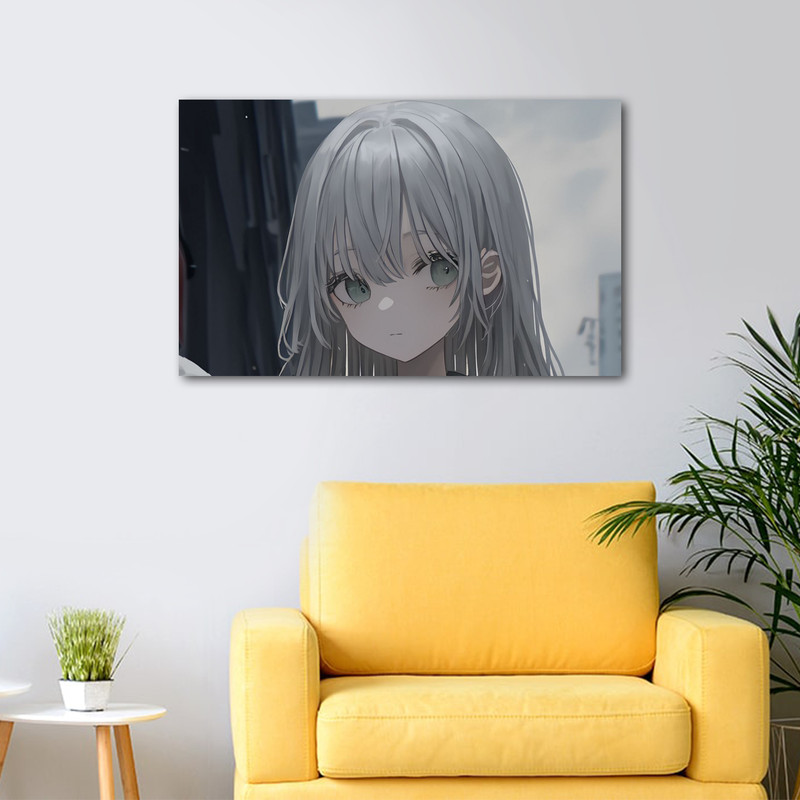 تابلو شاسی عرش مدل فانتزی انیمه دختر کد As1860