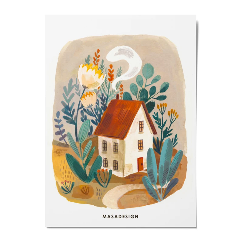کارت پستال ماسا دیزاین مدل POSTSM0053 home