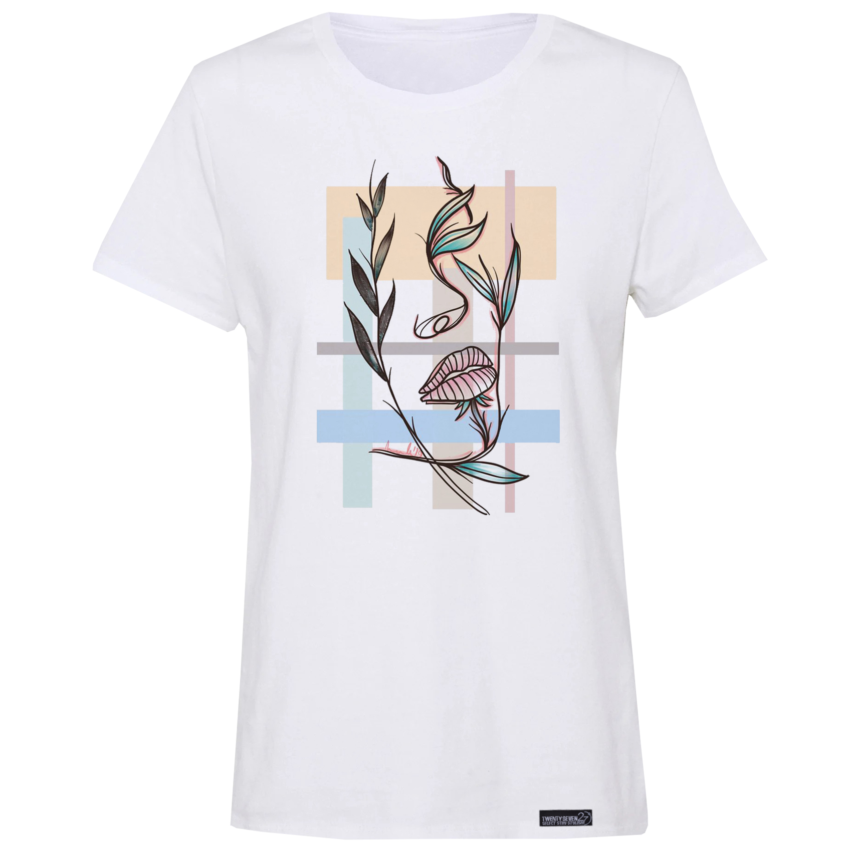 تی شرت آستین کوتاه زنانه 27 مدل GIRL کد WN1094