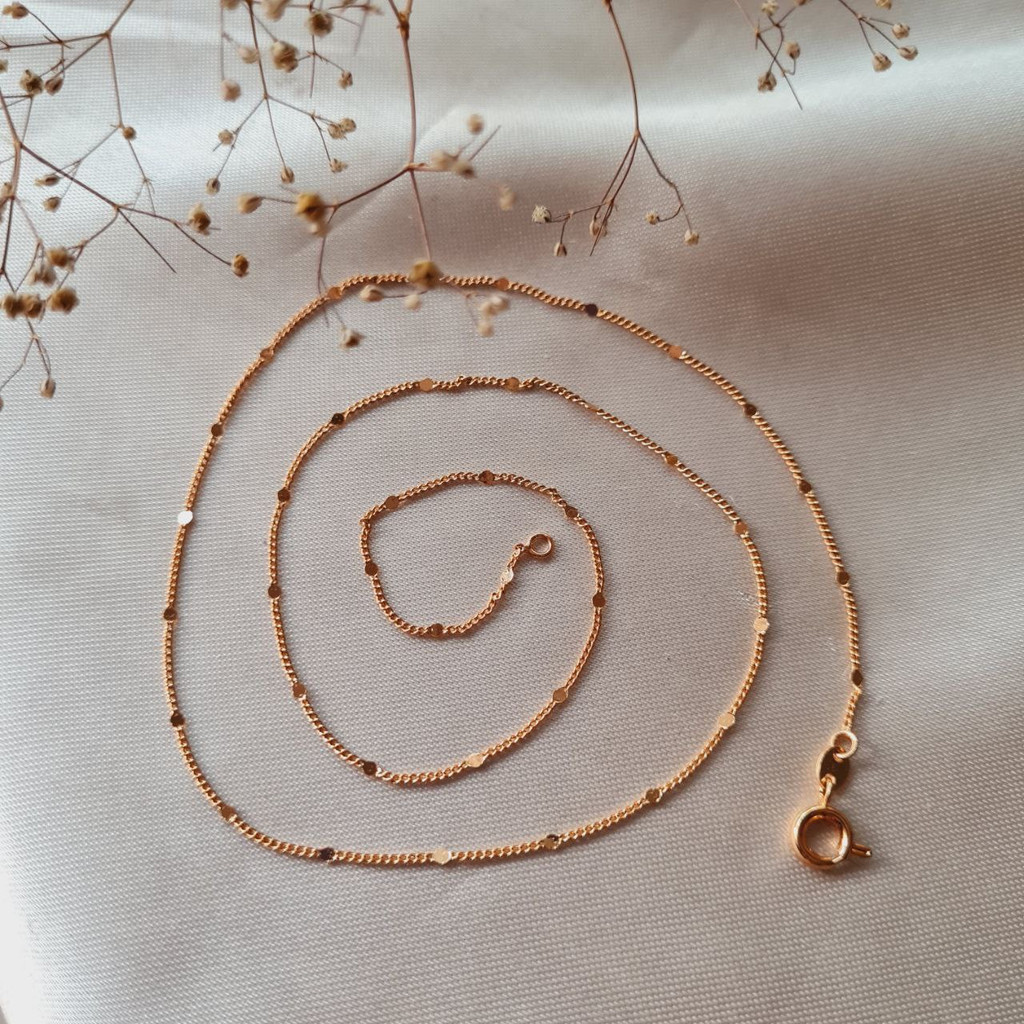 زنجیر زنانه ژوپینگ مدل توپی مینیمال کد 910