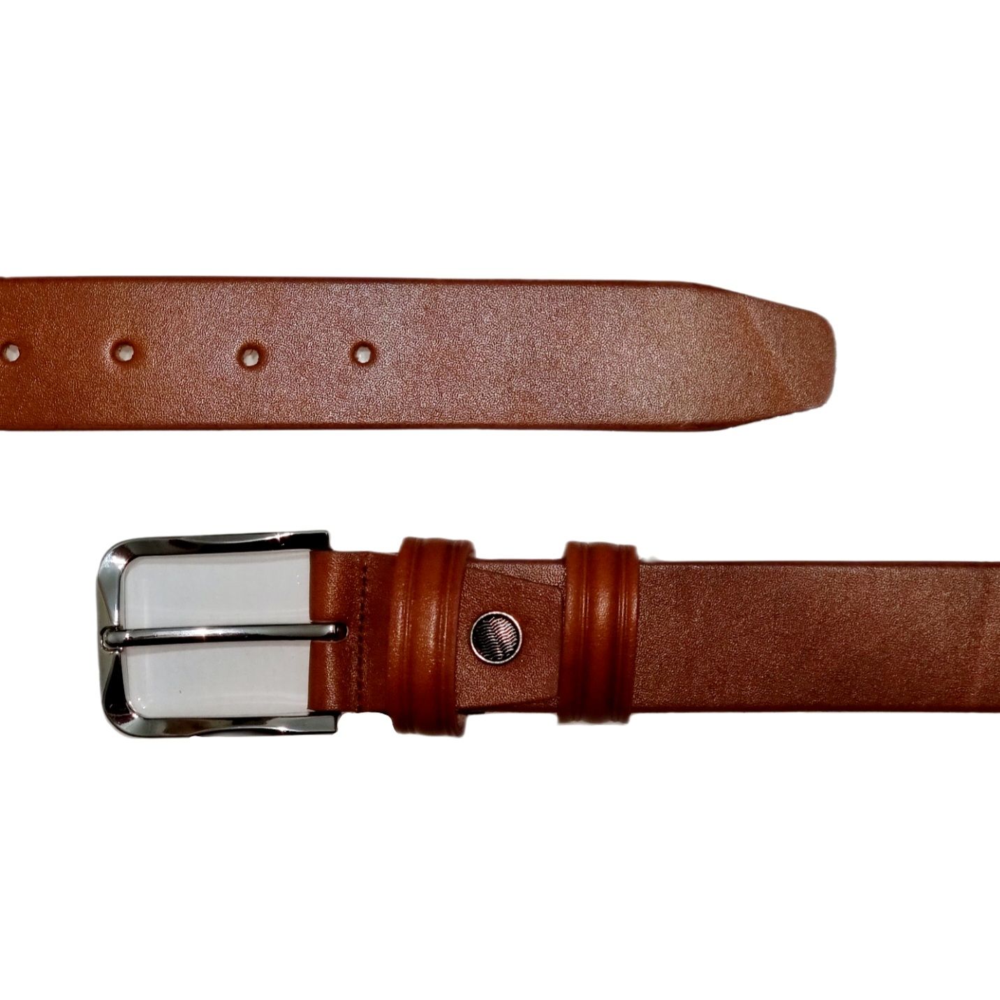 کمربند مردانه لوکسین مدل چرم طبیعی منچستر - - 2