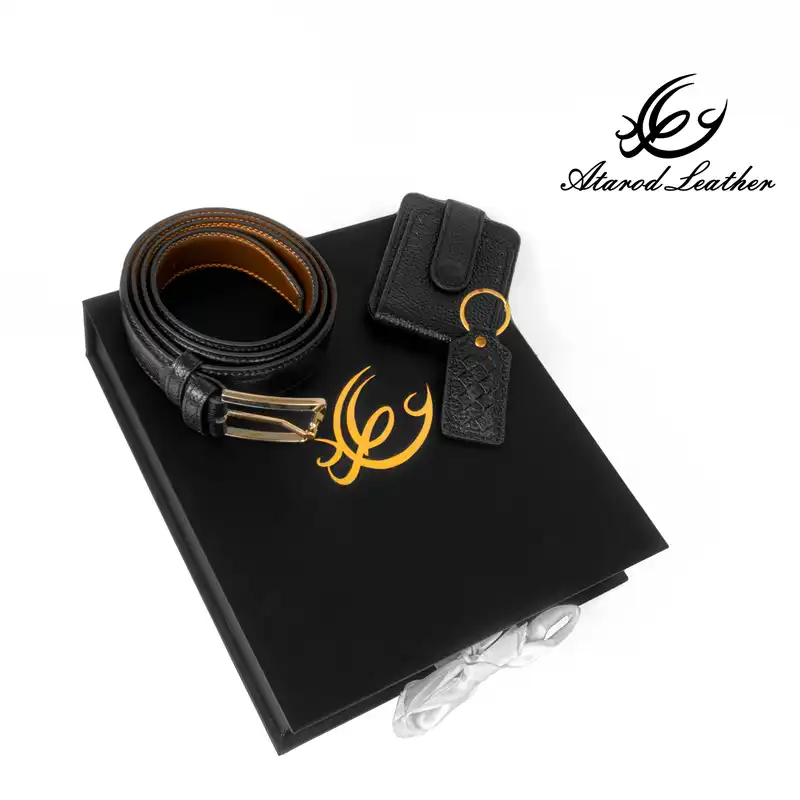 ست هدیه چرم عطارد مدل چرم طبیعی کد A63