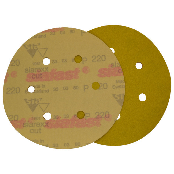 سنباده پشت کرکی سیا مدل 150 میلیمتر P.220 کد 1961 پک 10 عددی