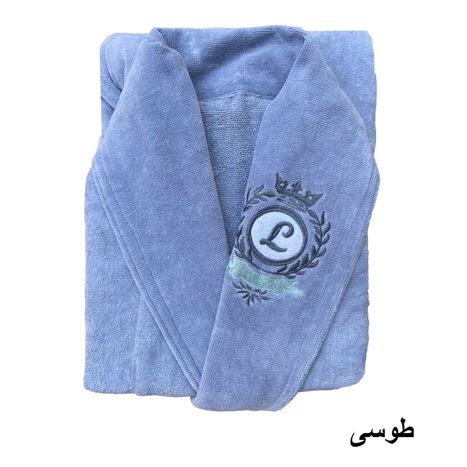 حوله پالتویی الماس طرح گلدوزی مردانه کد PS-001 سایز 125
