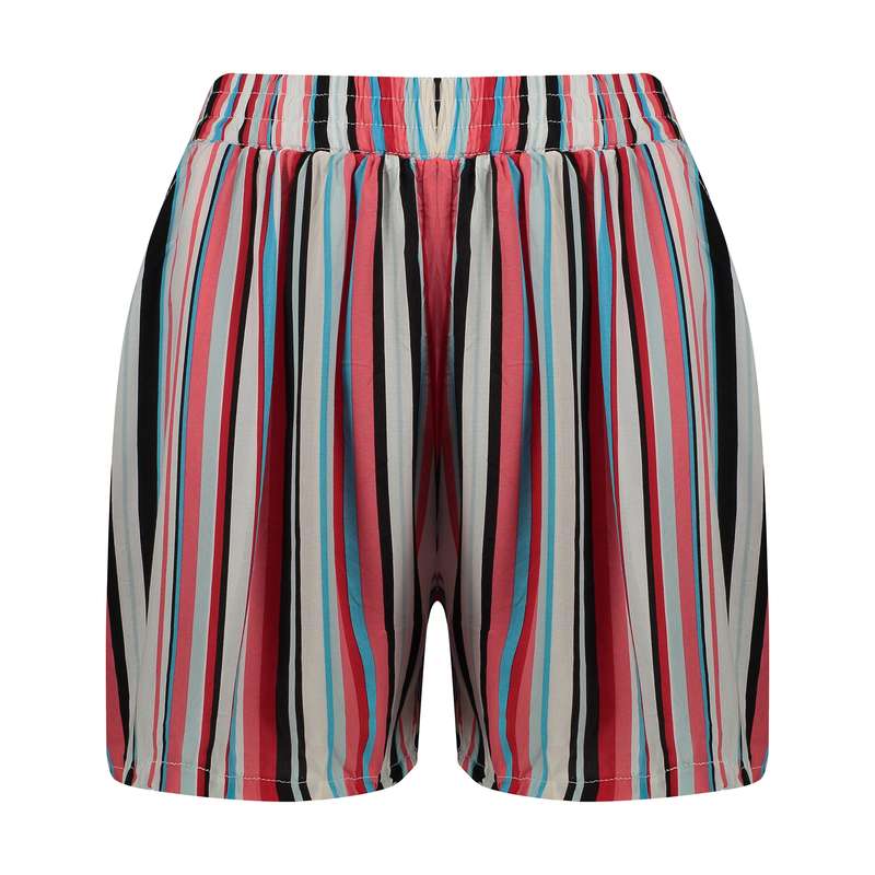 شلوارک زنانه مدل نخي راه راه G08