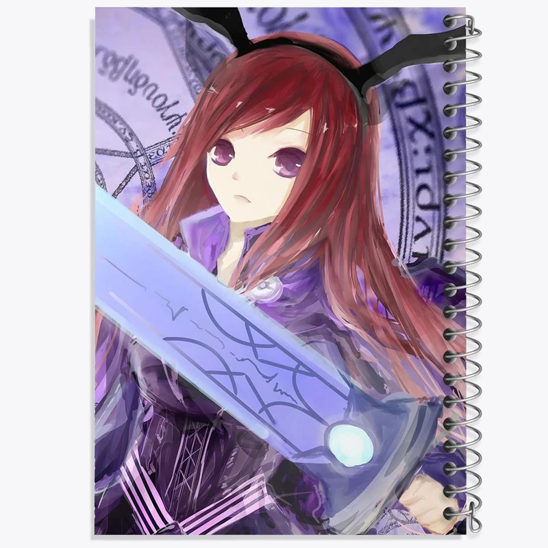 دفتر نقاشی 50 برگ خندالو مدل ارزا انیمه فری تیل Fairy Tail کد 16518