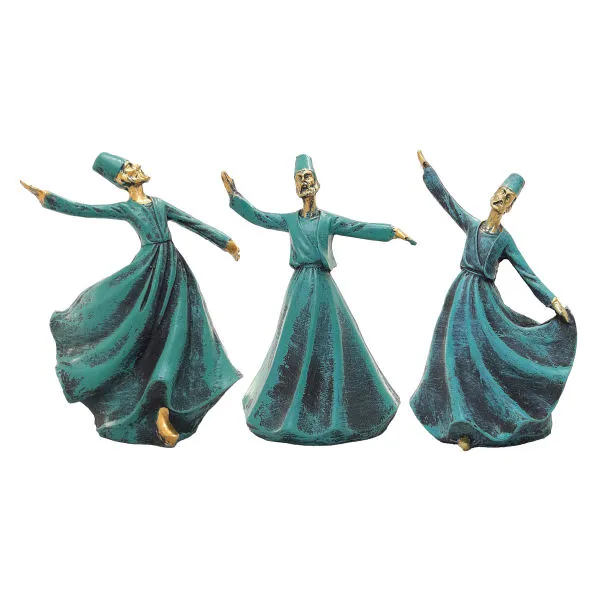 مجسمه طرح لباس محلی مدل RM-6979 مجموعه 3 عددی