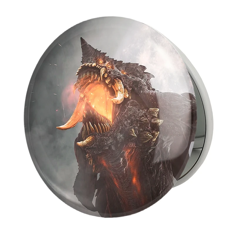آینه جیبی خندالو طرح بازی ارواح شیطانی Demon's Souls مدل تاشو کد 28669