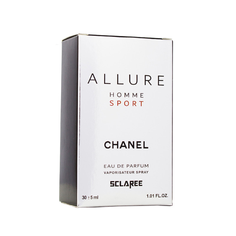 عطر جیبی مردانه اسکلاره مدل Chanel Allure Homme حجم 30 میلی لیتر